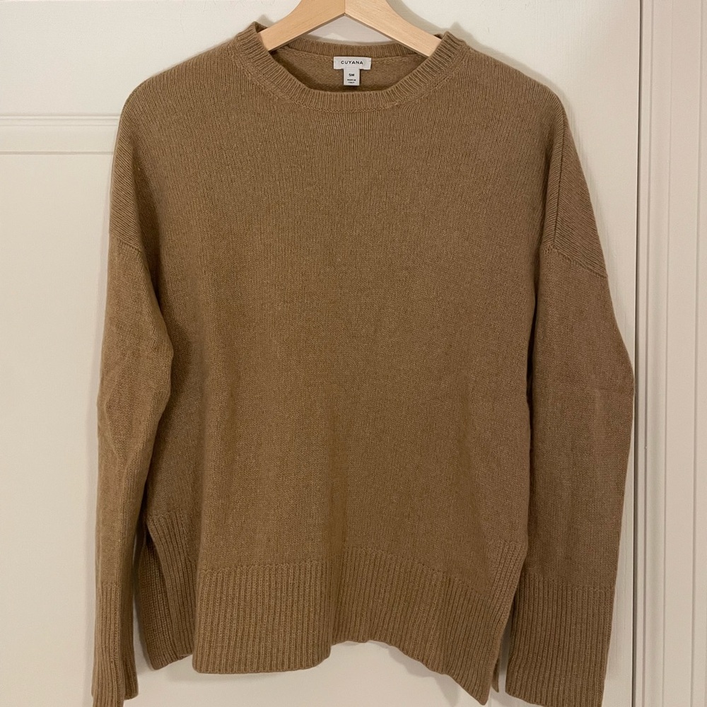 Cuyana Cashmere Blend Sweater, Size S